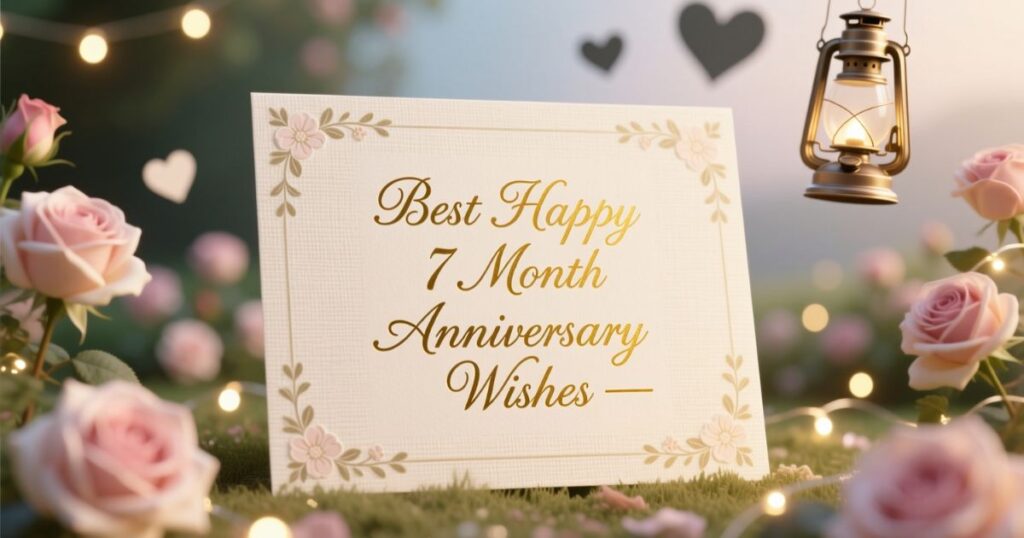 Best Happy 7 Month Anniversary Wishes