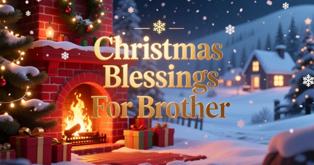 Christmas Blessings For Brother