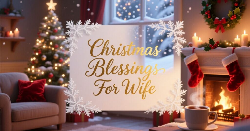 Christmas Blessings For Wife

