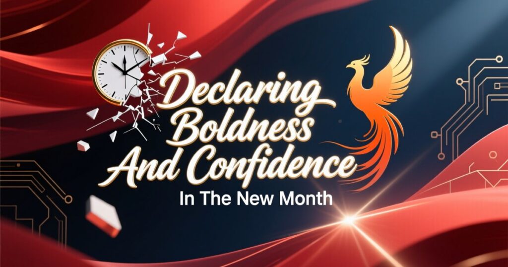 Declaring Boldness And Confidence In The New Month