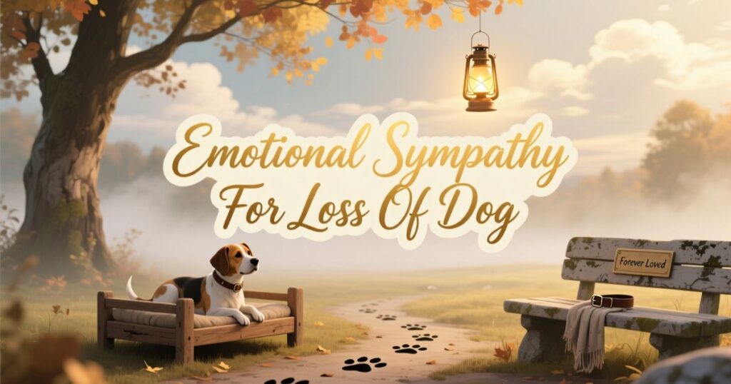 Emotional Sympathy For Loss Of Dog