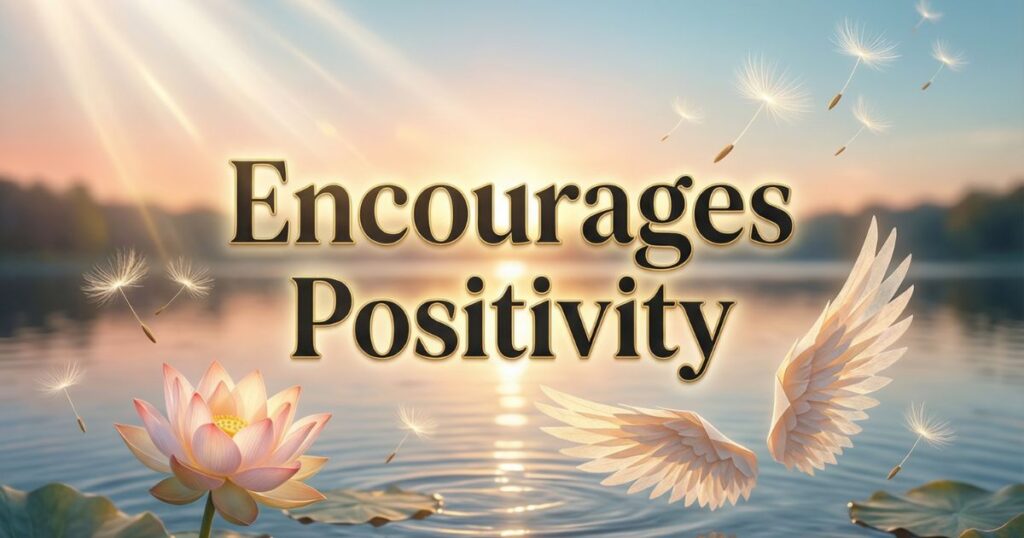 Encourages Positivity