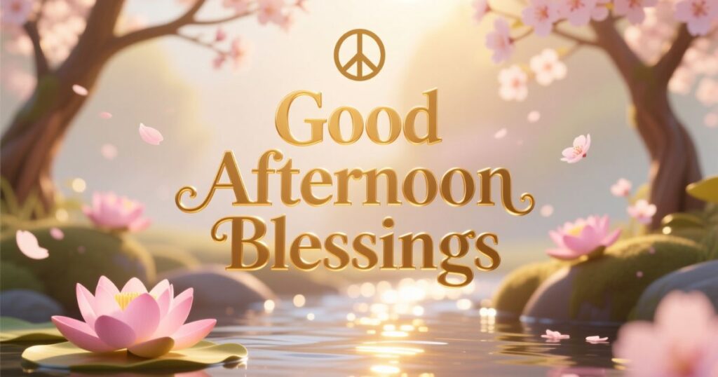 Good Afternoon Blessings