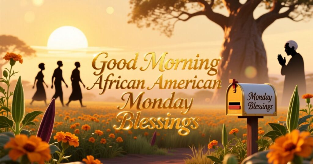 Good Morning African American Monday Blessings