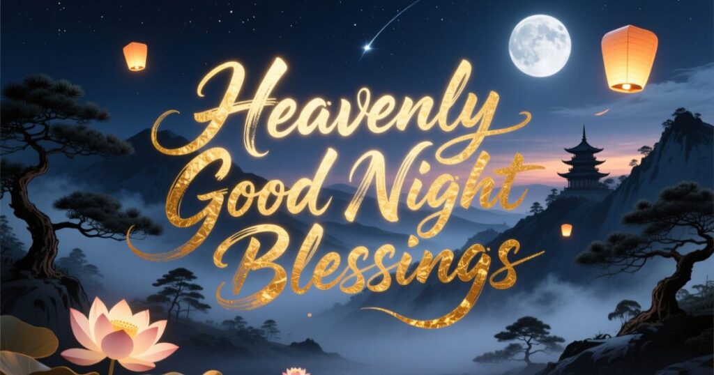 Heavenly Good Night Blessings