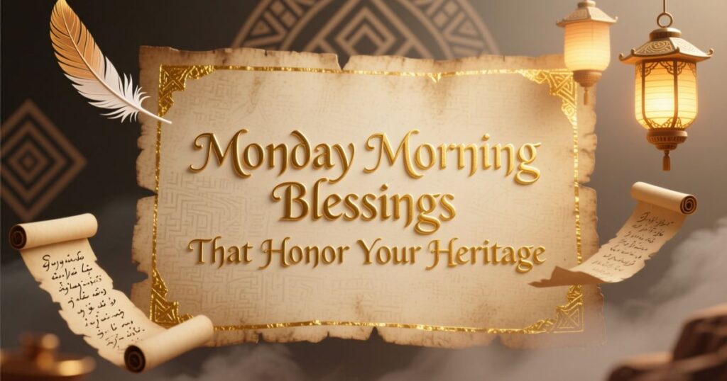 Monday Morning Blessings That Honor Your Heritage