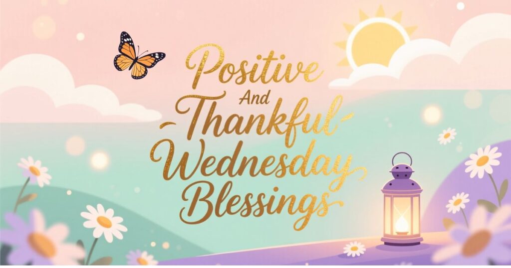 Positive And Thankful Wednesday Blessings