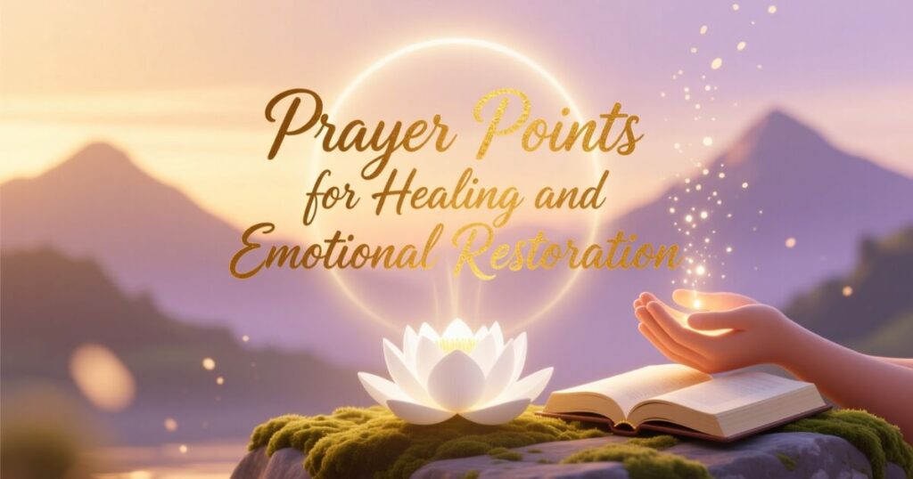 Prayer Points for Healing and Emotional Restoration