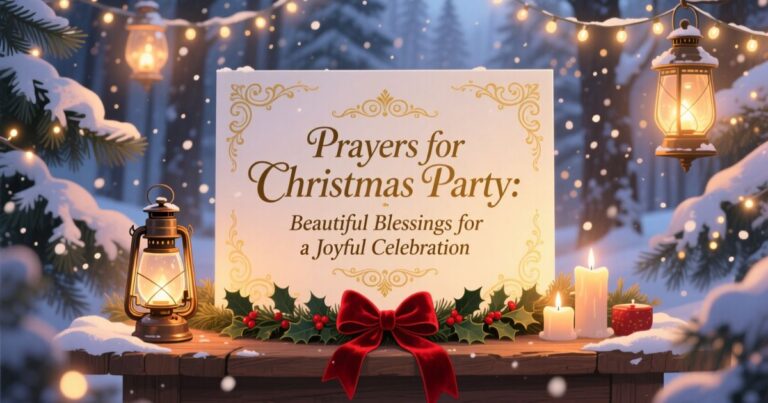 Prayers for Christmas Party: Beautiful Blessings for a Joyful Celebration