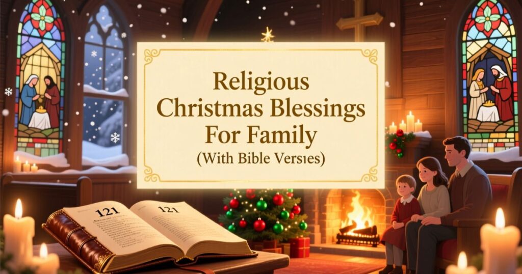 Religious Christmas Blessings For Family (With Bible Verses)