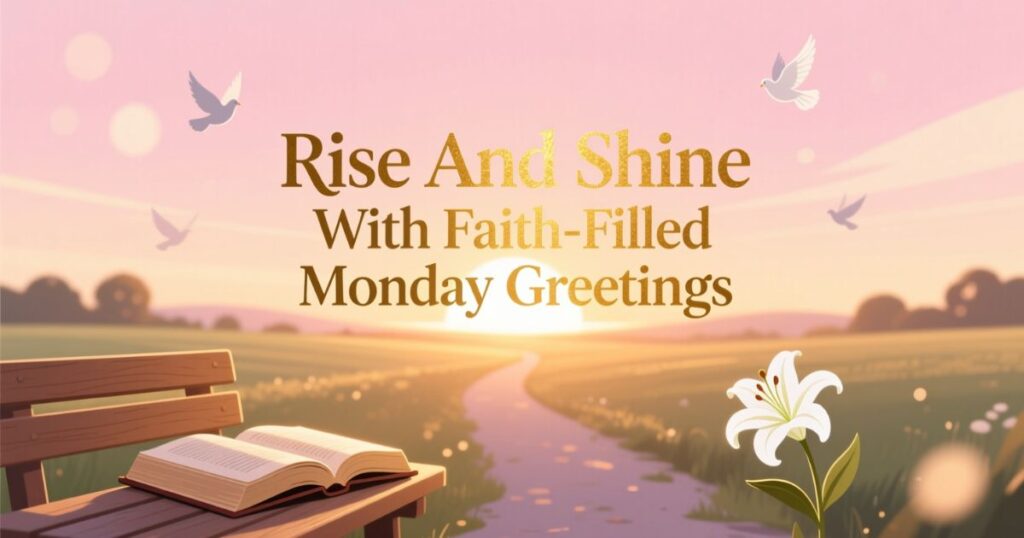 Rise And Shine With Faith-Filled Monday Greetings
