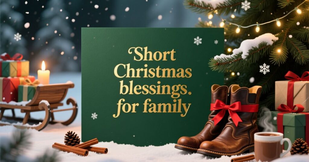 Short Christmas blessings for family