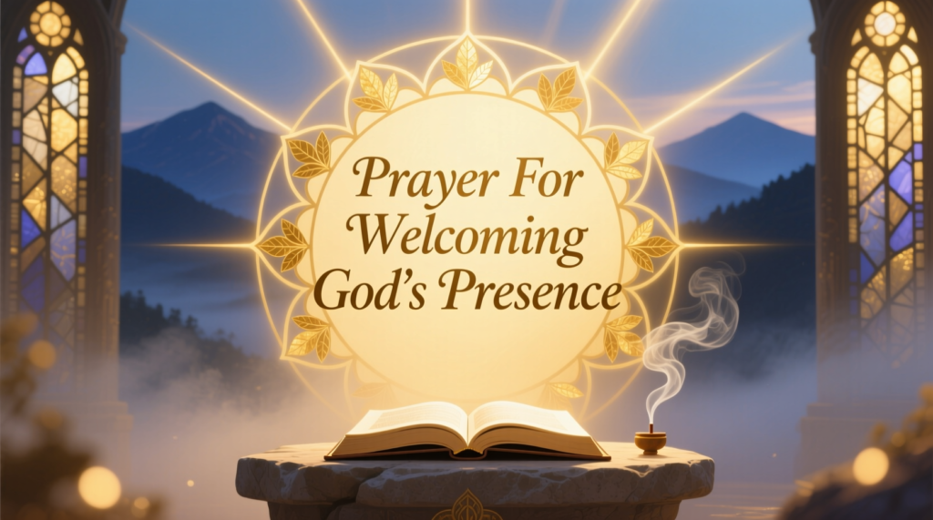 Prayer For Welcoming God's Presence