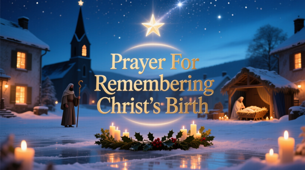 Prayer For Remembering Christ's Birth