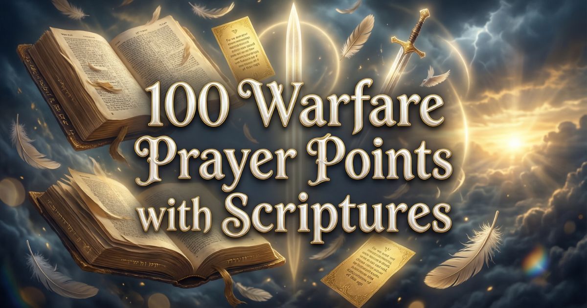 100 Powerful Warfare Prayer Points with Scriptures