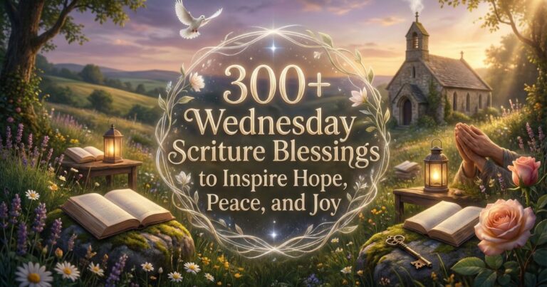 300+ Wednesday Scripture Blessings to Inspire Hope, Peace, and Joy