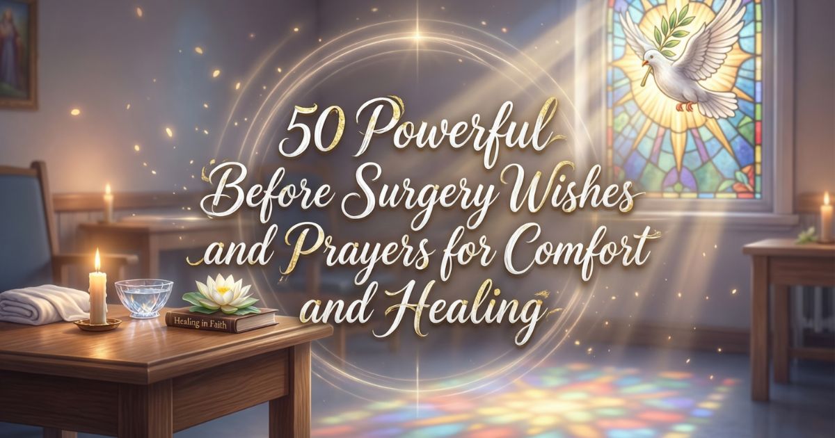 50+ Powerful Before Surgery Wishes and Prayers for Comfort