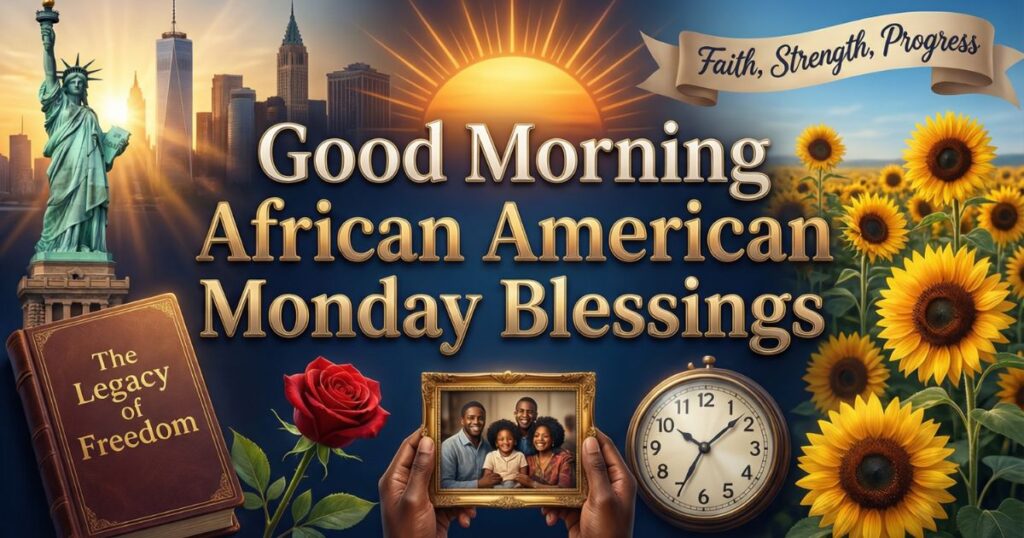 Good Morning African American Monday Blessings