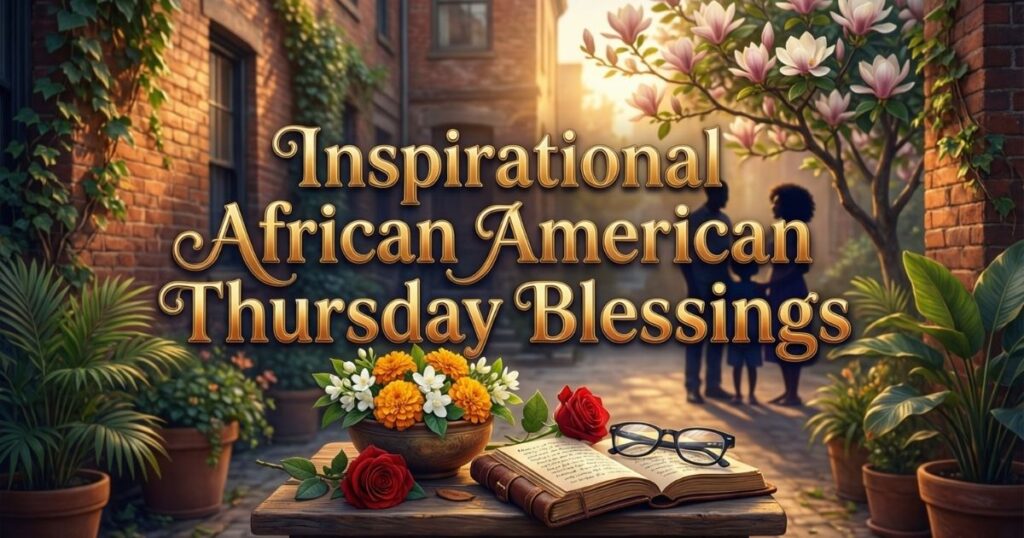 Inspirational African American Thursday Blessings