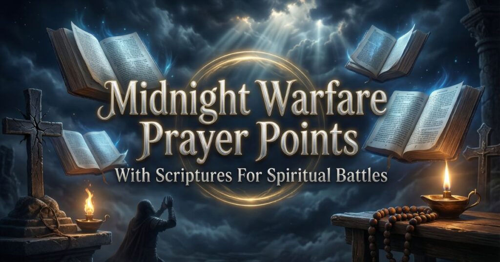 Midnight Warfare Prayer Points With Scriptures For Spiritual Battles