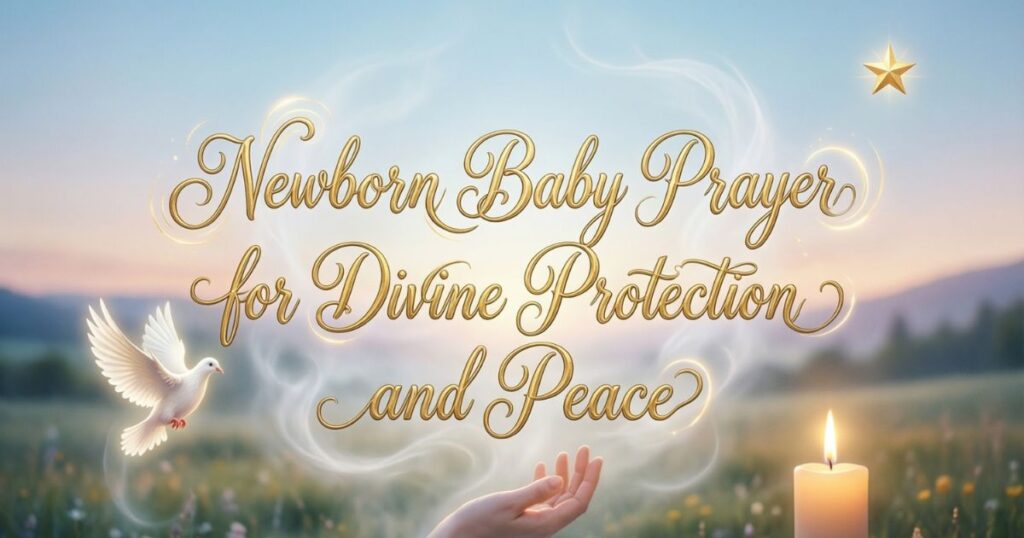 Newborn Baby Prayer for Divine Protection and Peace