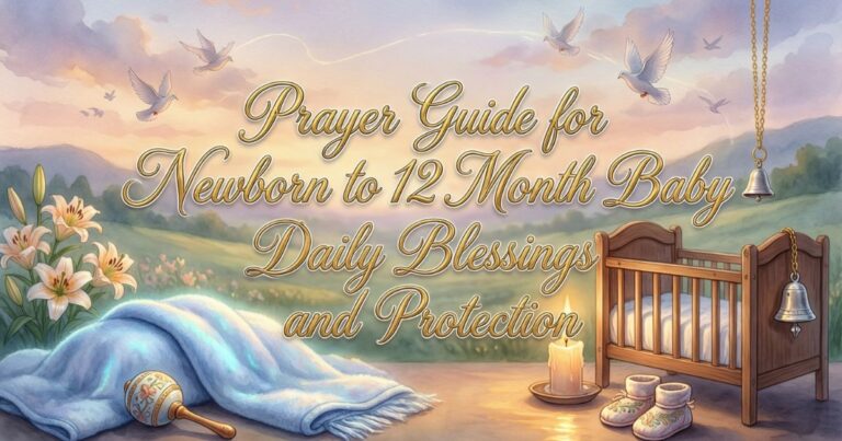 Prayer Guide for Newborn to 12 Month Baby Daily Blessings and Protection