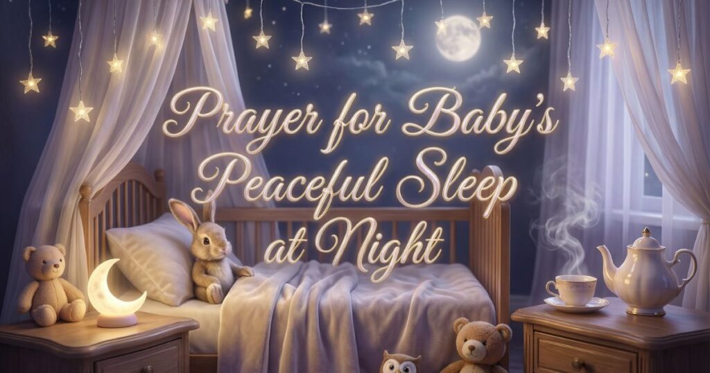 Prayer for Baby's Peaceful Sleep at Night