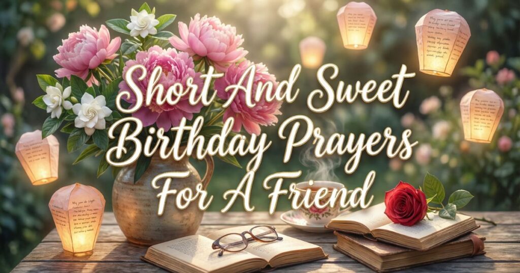 Short And Sweet Birthday Prayers For A Friend