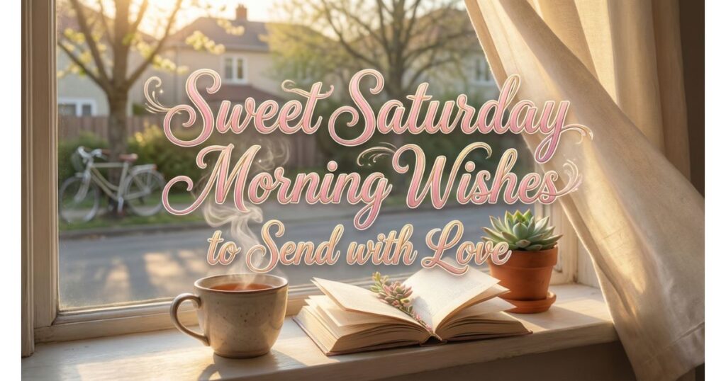 Sweet Saturday Morning Wishes to Send with Love