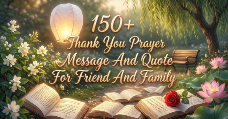 150+ Thank You Prayer Message And Quote For Friend And Family