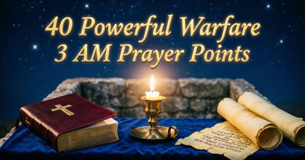 40 Powerful Warfare 3 AM Prayer Point