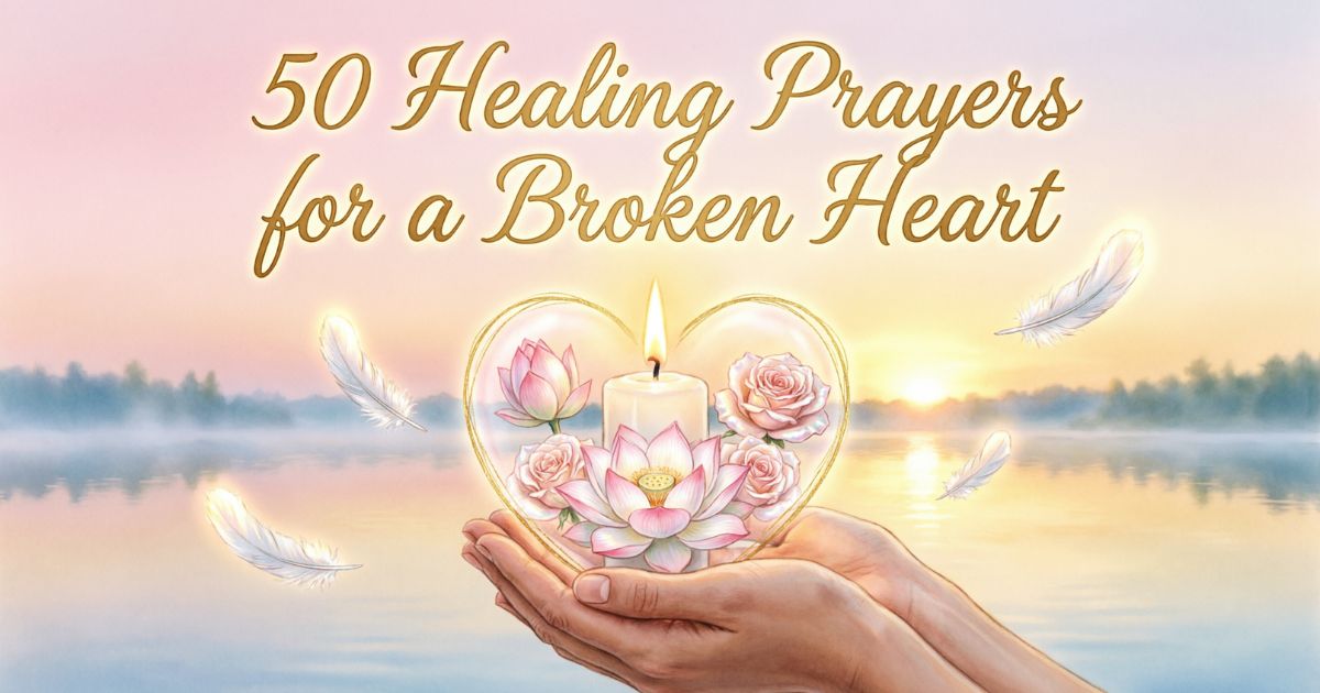 50+ Best Healing Prayers for a Broken Heart