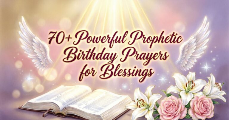 70 Powerful Prophetic Birthday Prayers for Blessings