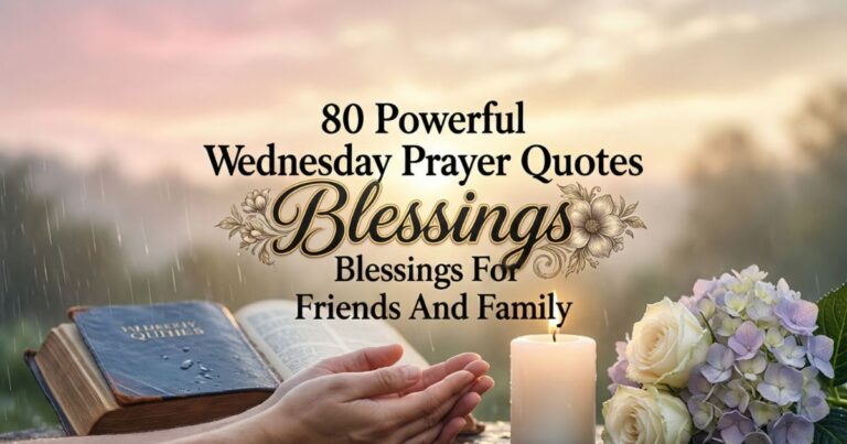 80 Powerful Wednesday Prayer Quotes Blessings For Friends And Family