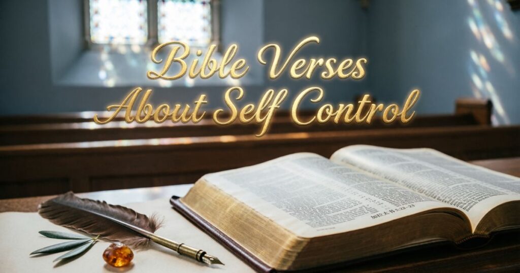 Bible Verses About Self Control