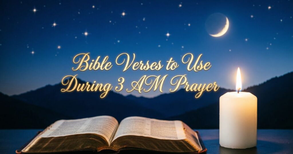 Bible Verses to Use During 3 AM Prayer