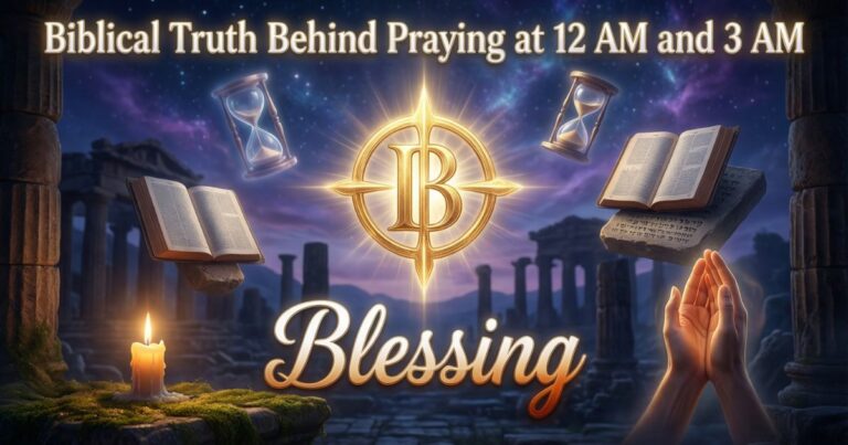 Biblical Truth Behind Praying at 12 AM and 3 AM