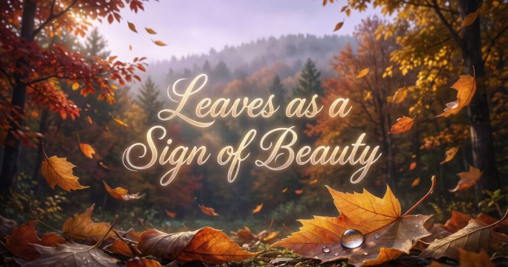 Leaves as a Sign of Beauty