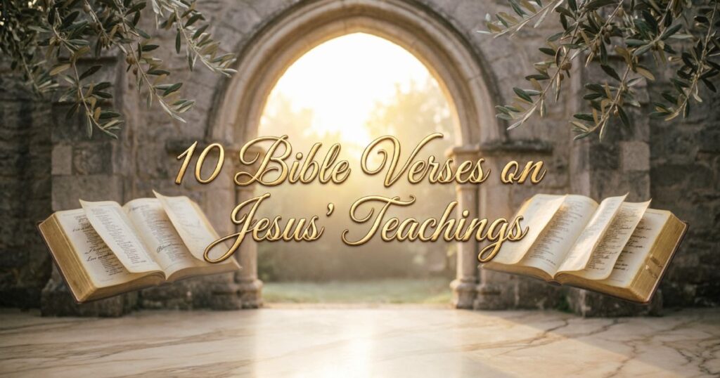 10 Bible Verses on Jesus' Teachings