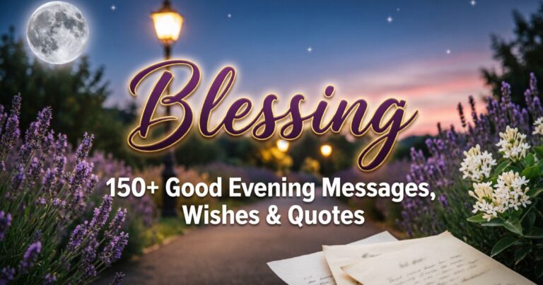 150+ Good Evening Messages, Wishes & Quotes