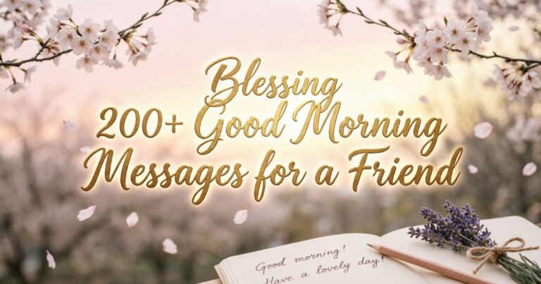200+ Good Morning Messages for a Friend