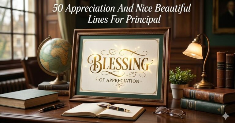 50 Appreciation And Nice Beautiful Lines For Principal