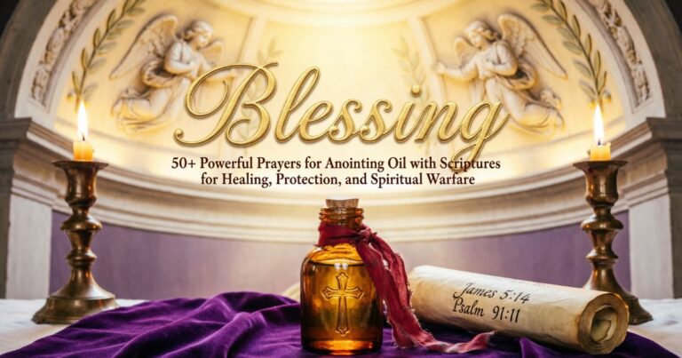 50+ Powerful Prayers for Anointing Oil with Scriptures for Healing, Protection, and Spiritual Warfare