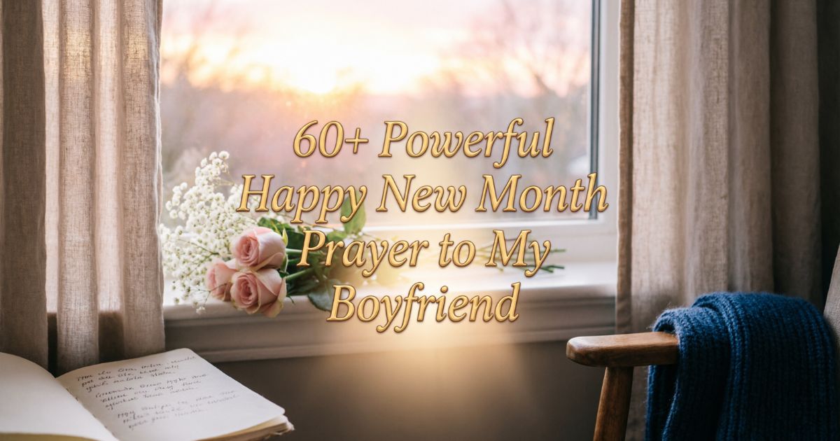 60+ Powerful Happy New Month Prayer to My Boyfriend