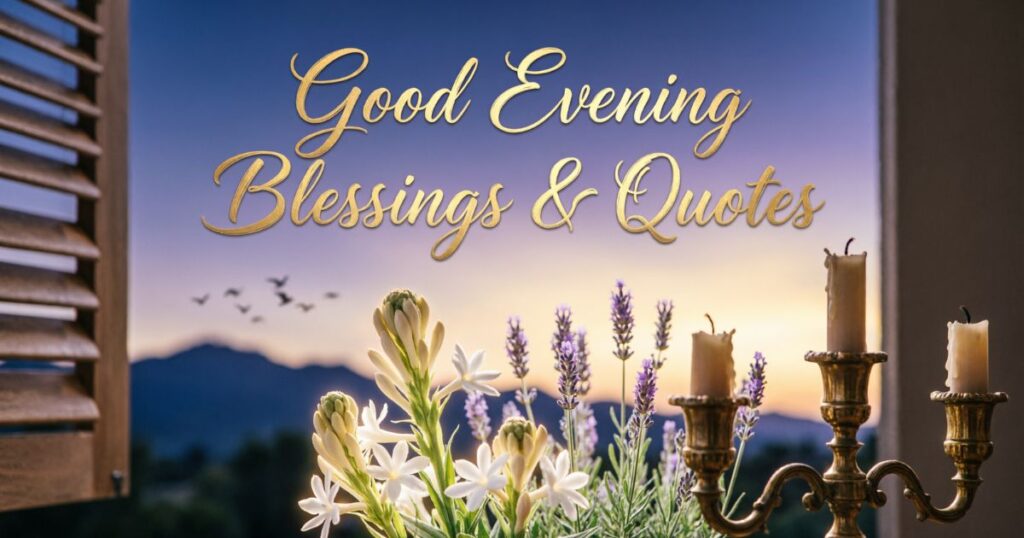 Good Evening Blessings & Quotes