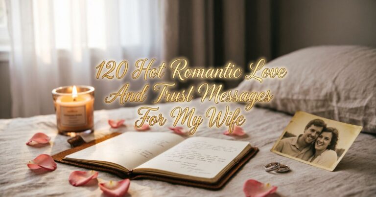 120 Hot Romantic Love And Trust Messages For My Wife
