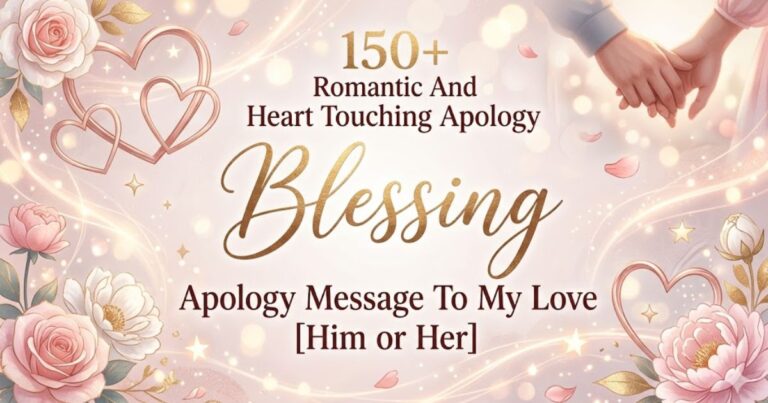 150+ Romantic And Heart Touching Apology Message To My Love [Him or Her]
