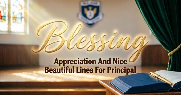 70 Appreciation And Nice Beautiful Lines For Principal