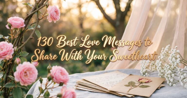 130 Best Love Messages to Share With Your Sweetheart