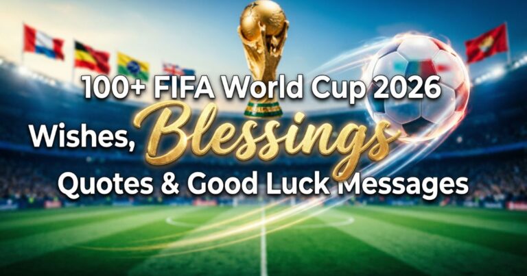 100+ FIFA World Cup 2026 Wishes Blessings Quotes Good Luck Messages